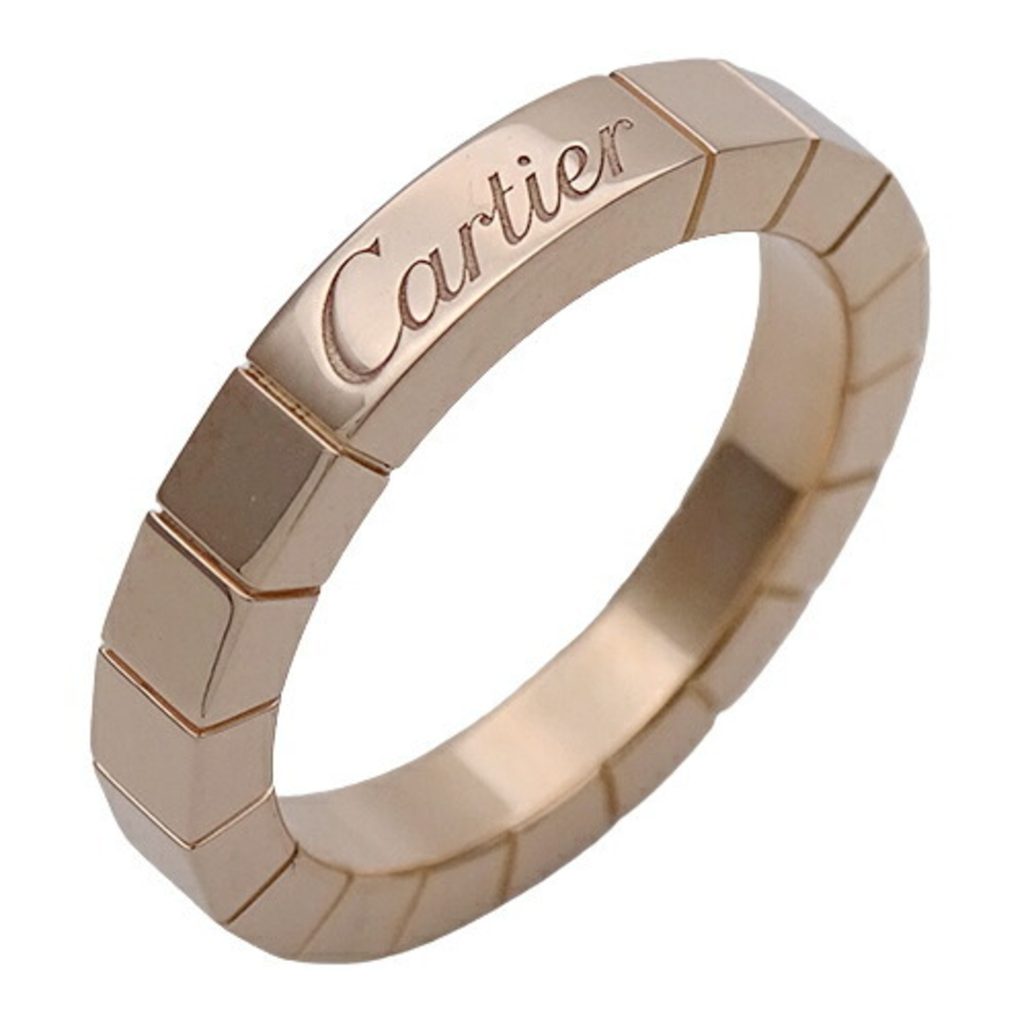 Cartier Ring Women's 750pg Raniere Pink Gold #47 About No. 7 Polished